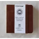 Potentate 100% pamut akvarellfüzet, hidegen préselt - 10 x 10 cm, barna
