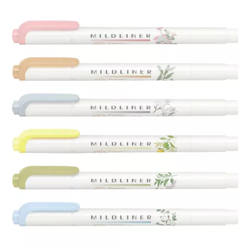 Zebra Mildliner szövegkiemelő készlet, 6 db - Illatos limitált kiadás