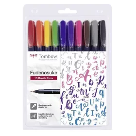Tombow Fudenosuke színes ecsetfilc 10 db-os készlet