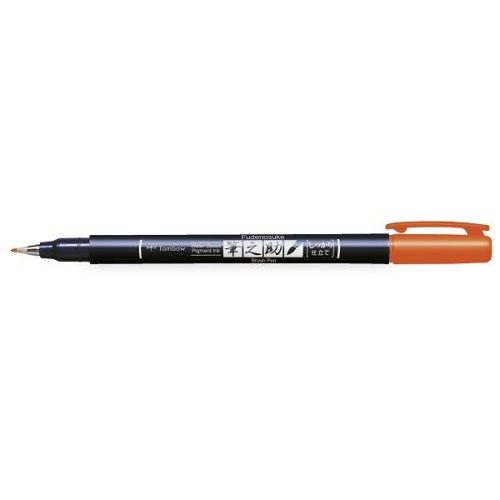 Tombow Fudenosuke színes ecsetfilc, Narancs