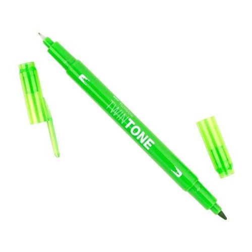 Tombow TwinTone kéthegyű marker színenként, 06 - Yellow Green