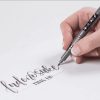 Tombow Fudenosuke Twin kéthegyű ecsetfilc (fekete és szürke)