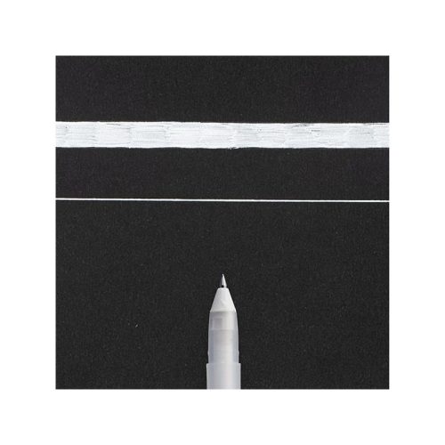 Sakura Gelly Roll fehér zselés toll, több méretben, 05 (0,3 mm)