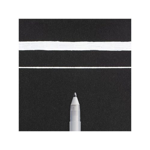 Sakura Gelly Roll fehér zselés toll, több méretben, 10 (0,5 mm)