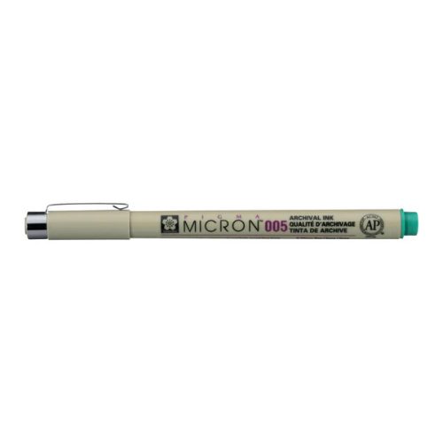 Sakura Pigma Micron toll, 005 (0,20 mm), Zöld