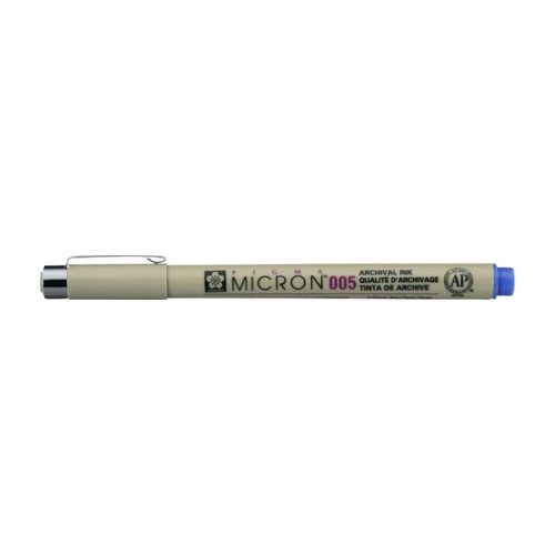 Sakura Pigma Micron toll, 005 (0,20 mm), Kék