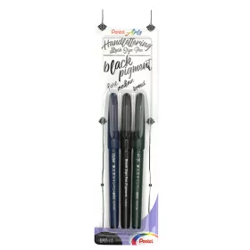   Pentel Touch Sign Pigment ecsetfilc - 3 db, különböző méretek