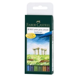 Faber Castell tájkép színek ecsetfilc