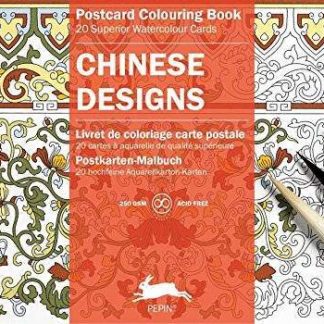 kínai minták képeslapkönyv