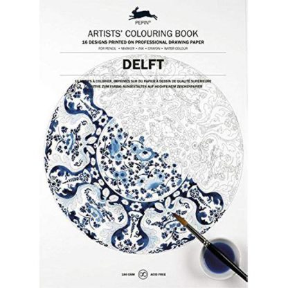 Delft holland minták felnőtt színező könyv