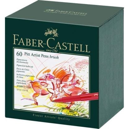 Faber-Castell Pitt ecsetfilc készlet, 60 db-os