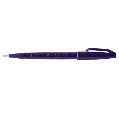 Pentel Pen Touch ecsetfilc lila