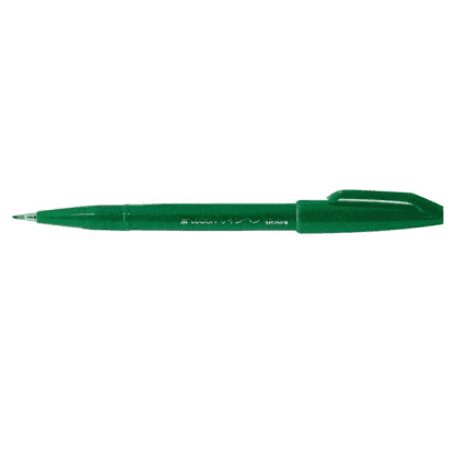 Pentel Pen Touch ecsetfilc zöld
