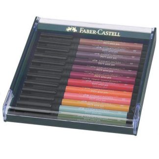 Faber-Castell Pitt ecsetfilc 12 db-os, Földszínek