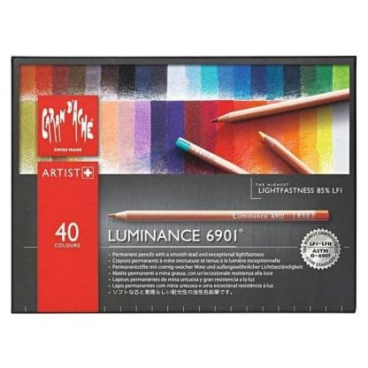Caran d'Ache Luminance 40 db-os színes ceruza készlet