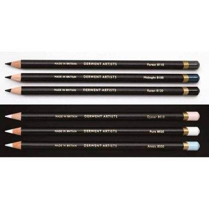 Derwnet Artists fekete-fehér ceruza készlet