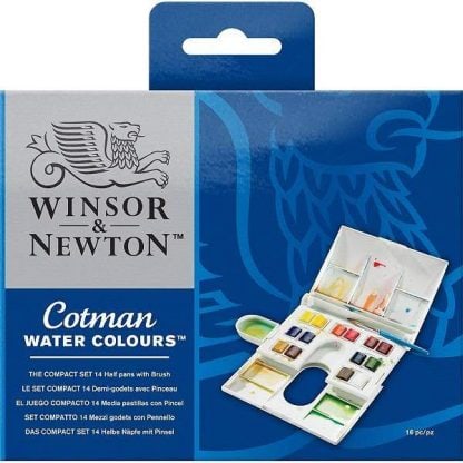 Winsor & Newton Cotman 14 db akvarellfesték