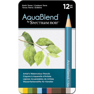 Spectrum Noir AquaBlend 12db-os akvarellceruza készlet, földszínek