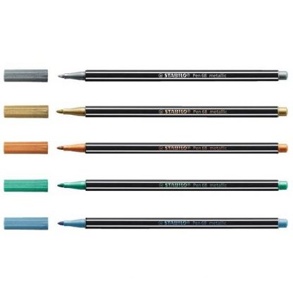 Stabilo Pen 68 Metallic filctollak kupak nélkül