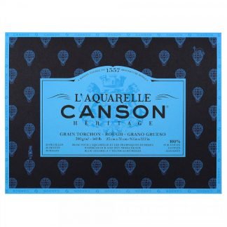 Canson Héritage 100% pamut akvarellkarton, torchon