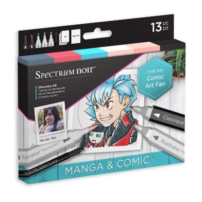 Spectrum Noir Discovery készlet, manga és képregény