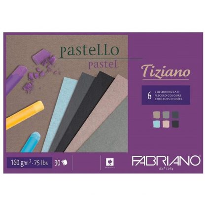 Fabriano Tiziano pasztellpapír tömb, sötét színek