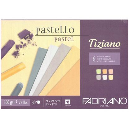 Fabriano Tiziano pasztellpapír tömb, világos színek