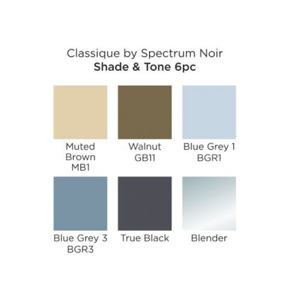 Spectrum Noir Classique alkoholos marker készlet, 6 db – Árny és tónus