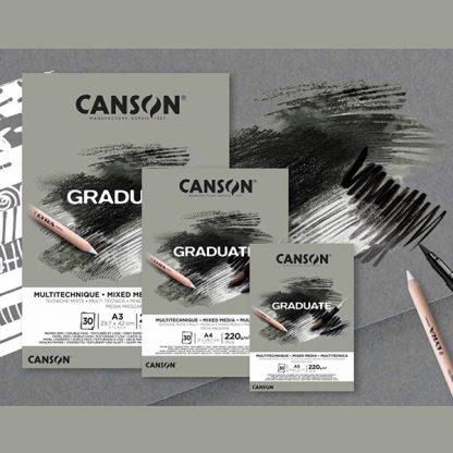 Canson Graduate Mix-Media, színezett lapos