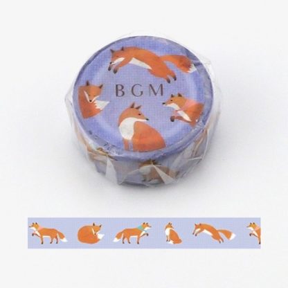 BGM washi tape 15mm x 7m - Fox
