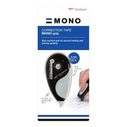 Tombow MONO Grip hibajavító, fekete, 5 mm