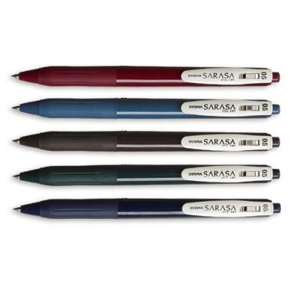 Zebra Sarasa Vintage színes zselés tollak, 5 db