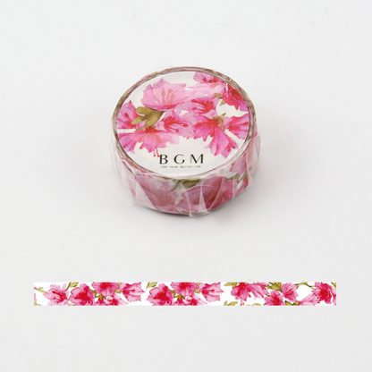 BGM washi tape 15mm x 7m - Four Seasons Pink