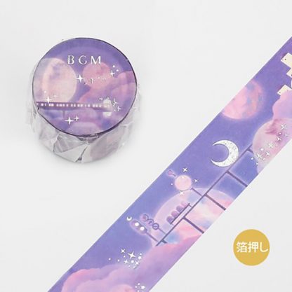 BGM washi tape 30mm x 5m - Purple Dream