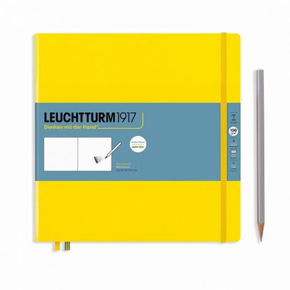 Leuchtturm Quadrat Sketchbook - Lemon