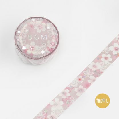 BGM Washi Tape, 15mm x 7 mm - Lace sakura