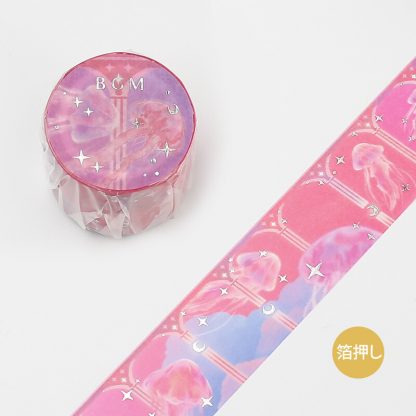 BGM Washi tape, 30mm x 5m - Pink medusa