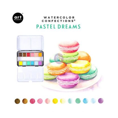 Art Philosophy Watercolor Confections - Pastel Dreams