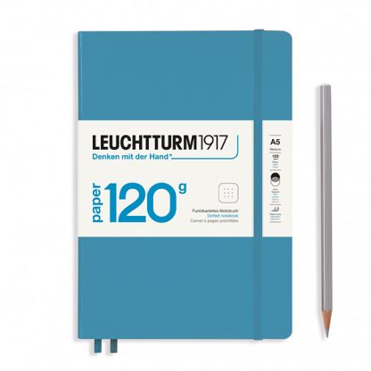 Leuchtturm1917 Medium Notebook, pontozott, 120 g-os - Nordic Blue