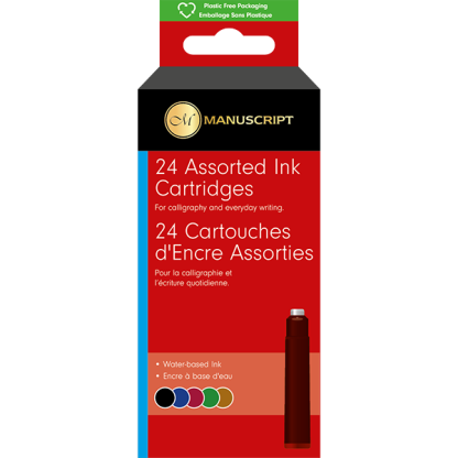 Manuscript tintapatron készlet - 24 db, másodlagos színek