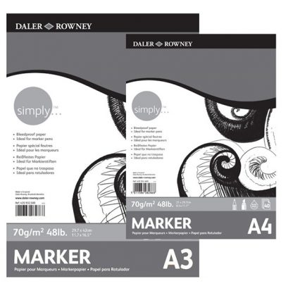 Daler-Rowney Marker tömb - 70 g, több méretben