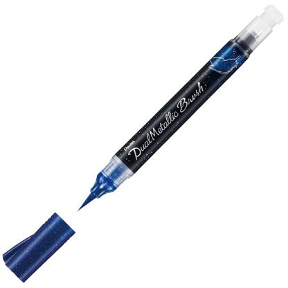 Pentel Dual Metallic Brush - kék