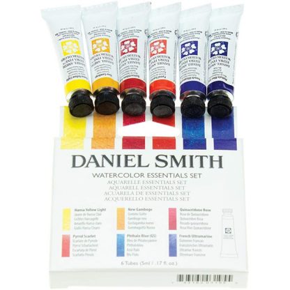 Daniel Smith akvarellfesték készlet, 6 x 5 ml - Essential Intro.