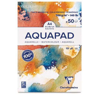 Clairefontaine Goldline Aqua akvarelltömb, 300 g - A4