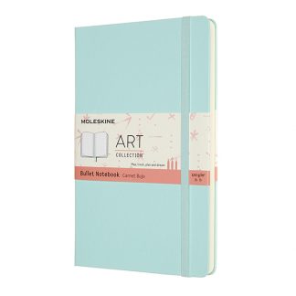 Moleskine Bullet Notebook, pontozott lapos - Aquamarine