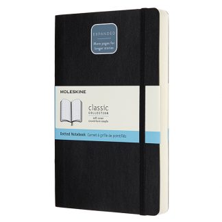 Moleskine Expanded Notebook, pontozott lapos - puha borító