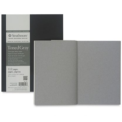 Strathmore 400 Art Journal vázlatfüzet, puha borítós - Toned Gray