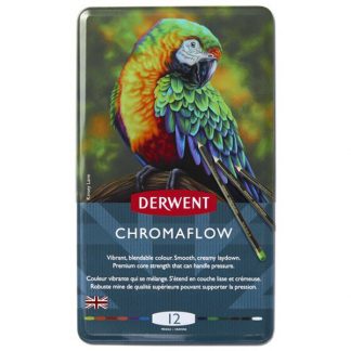Derwent Chromaflow színes ceruza - 12 darabos készlet