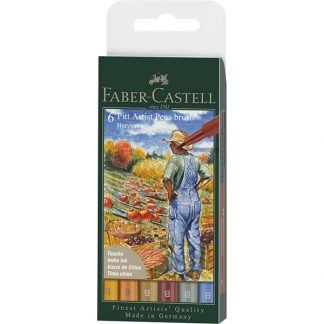 Faber-Castell Pitt Artist ecsetfilc készlet, 6 db - aratás