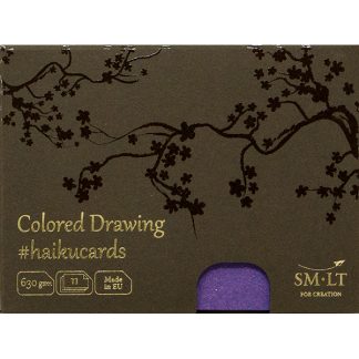 SMLT haiku kártyák - színezett rajzpapírok